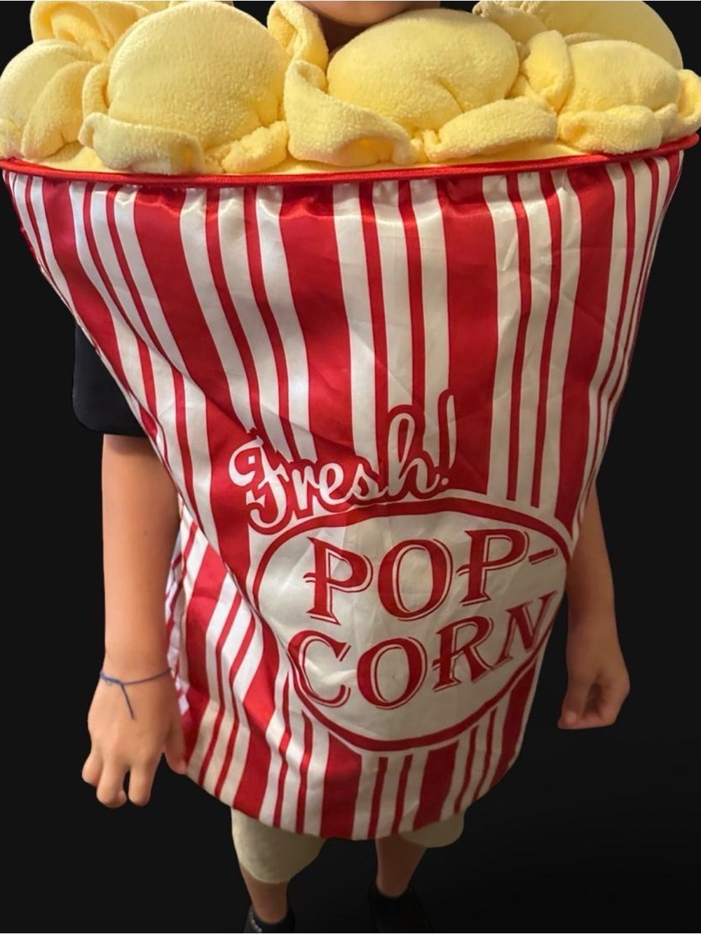Kids Popcorn Halloween Costume - Red, White & Yellow